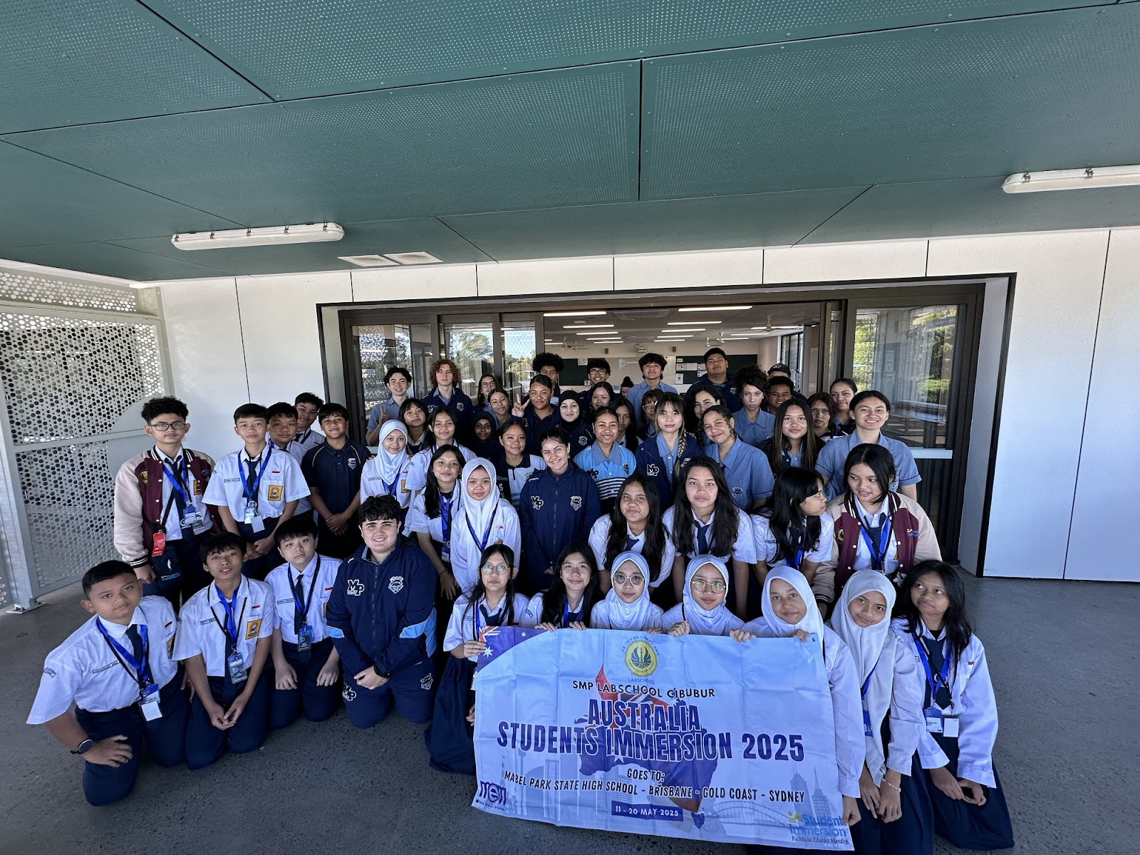 Murid SMP Labschool Cibubur, Kunjungan ke Mabel Park State High School, Australia Students Immersion, Sekolah Multikultural.