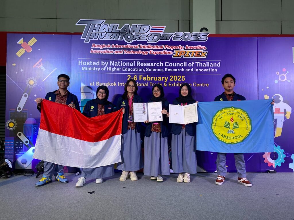 Siswa SMA Labschool Cibubur, Thailand Inventors Day, Sekolah Juara