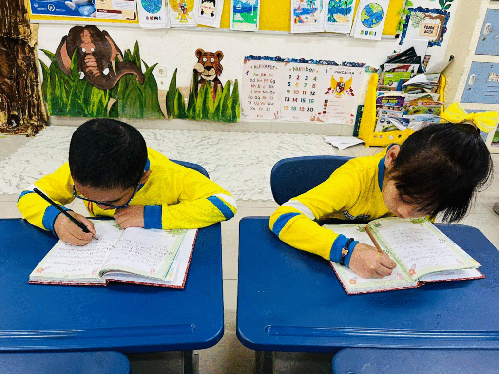 Siswa SD, Menulis Diary of Labs Kid di Kelas, Kelas di SD Labschool Cibubur, Sekolah Literasi