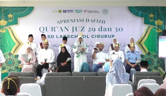 Apresiasi Hafiz, Pembiasaan Rabu pagi, SD Labschool Cibubur, Sekolah Juara