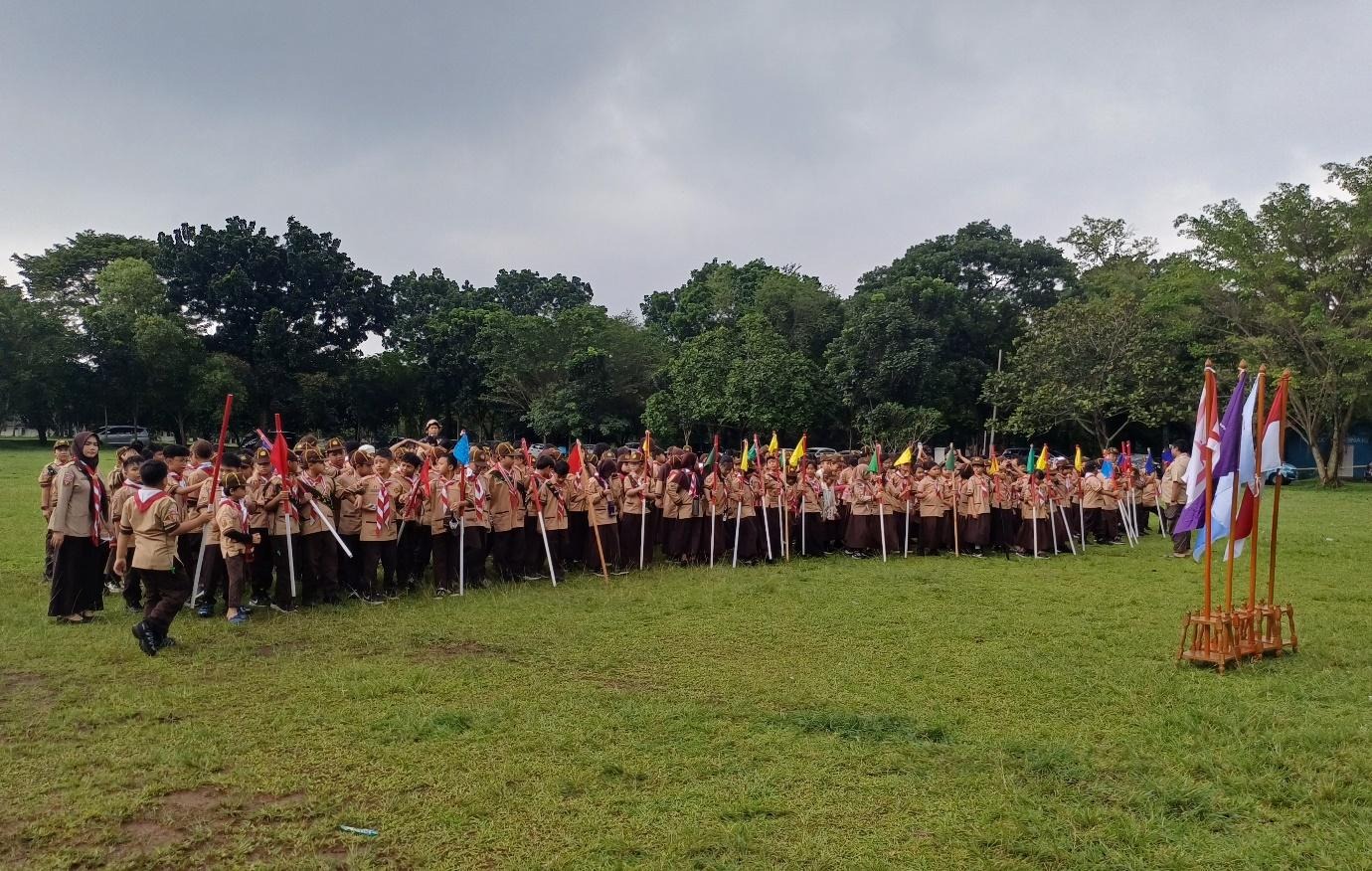 Murid SD Labschool Cibubur, apel pembukaan MARVEL 2026, SD Labschool Cibubur, Sekolah Karakter