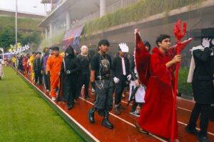 Siswa berlari dalam acara Last Run 2026, SMA Labschool Cibubur, Sekolah Juara