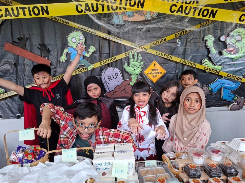 Murid SD Labschool Cibubur, promosi jasa hiburan rumah zombie, SD Labschool Cibubur, Sekolah Karakter