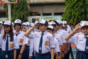 Siswa SMP Labschool Cibubur, Upacara, Lapangan Labschool Cibubur, Sekolah Karakter