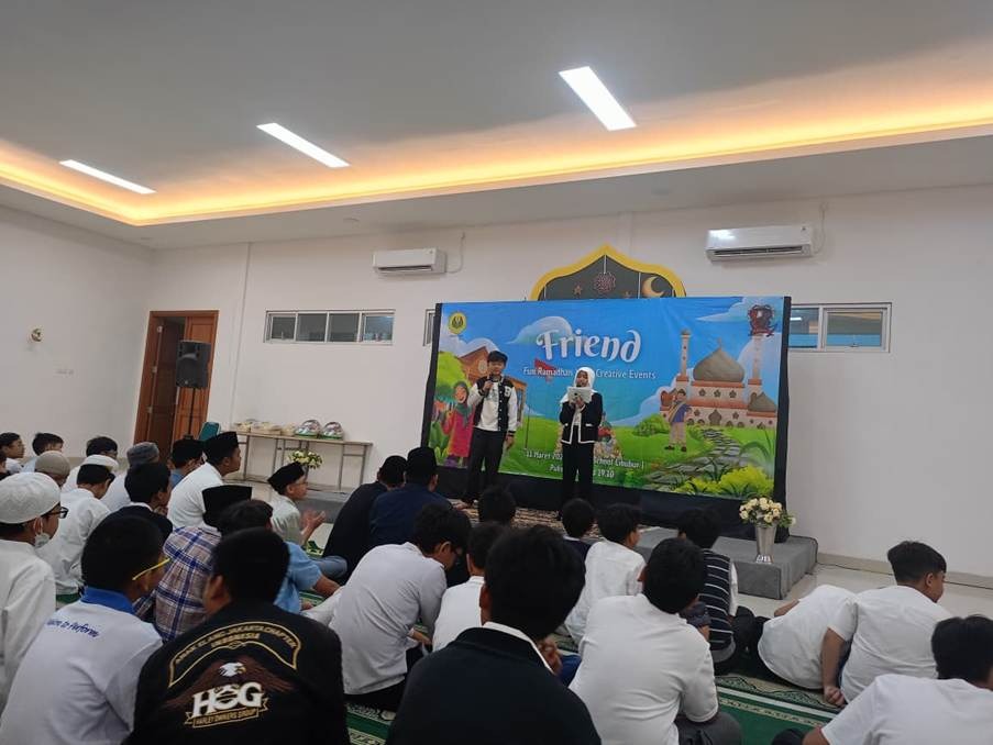 [Siswa SD Labschool Cibubur], [Buka Bersama Kegiatan Friend], [Aula SD Labschool Cibubur], [Sekolah Karakter]